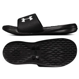 Under Armour Klapki Ua M Playmaker Fix Sl M 3000061-001 czarne
