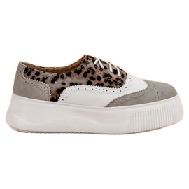 Vices Modne Półbuty Fashion żółte