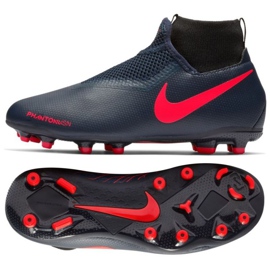 Buty Nike Phantom Vsn Academy Df Fg Jr AO3287-440 niebieskie granatowe