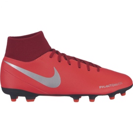 Buty piłkarskie Nike Phantom Vsn Club Df FG/MG M AJ6959-600 czerwone wielokolorowe