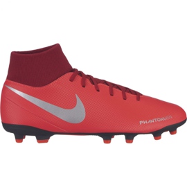 Buty piłkarskie Nike Phantom Vsn Club Df FG/MG M AJ6959-600 wielokolorowe czerwone