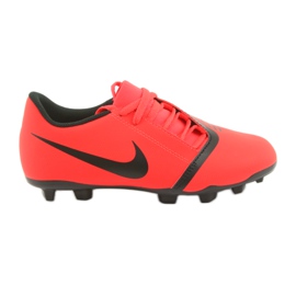 Buty piłkarskie Nike Phantom Venom Club Fg Jr AO0396-600 wielokolorowe pomarańcze i czerwienie