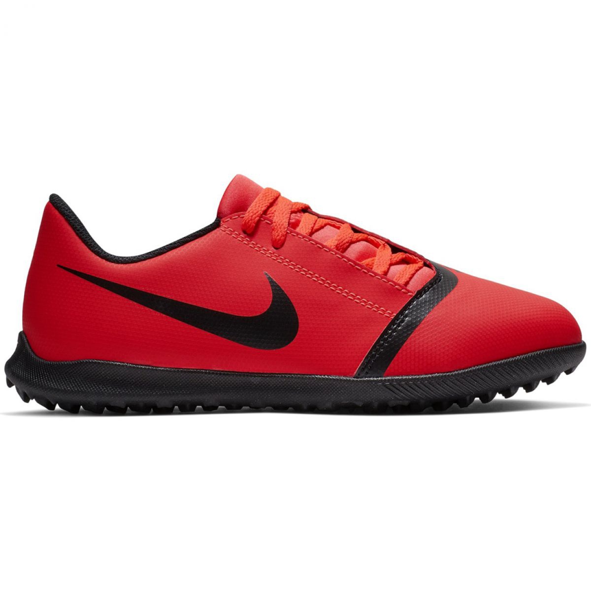 Buty piłkarskie Nike Phantom Venom Club Tf Jr AO0400-600 czerwone wielokolorowe