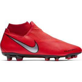 Buty piłkarskie Nike Phantom Vsn Academy Df FG/MG M AO3258-600 czerwone czerwone