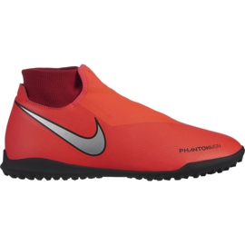 Buty piłkarskie Nike Phantom Vsn Academy Df Tf M AO3269-600 czerwone wielokolorowe