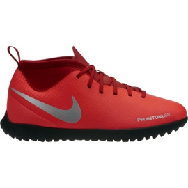 Buty piłkarskie Nike Phantom Vsn Club Df Tf Jr AO3294-600 wielokolorowe czerwone