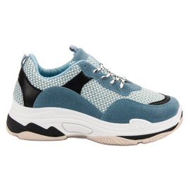 Kylie Sneakersy Na Platformie pomarańczowe