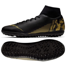 Buty piłkarskie Nike Mercurial SuperflyX 6 Club Tf M AH7372-077 czarne czarne