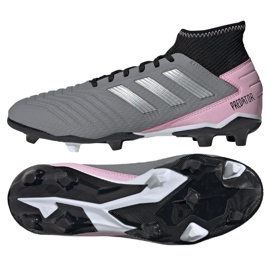 Buty piłkarskie adidas Predator 19.3 Fg W F97528 szare szare