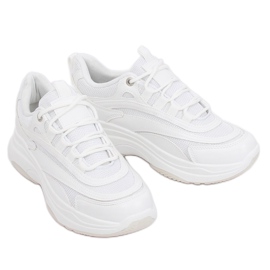Buty sportowe damskie białe B0-15 White
