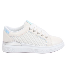 Trampki holograficzne białe ZF-40 White