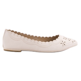 Baleriny W Szpic VICES brązowe