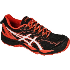 Buty biegowe Asics Gel-FujiTrabuco 5 M T6J0N-9023 czarne pomarańczowe