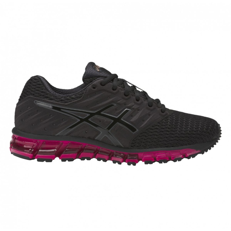 Buty biegowe Asics Gel Quantum 180 2 W T6G7N-9090 czarne fioletowe