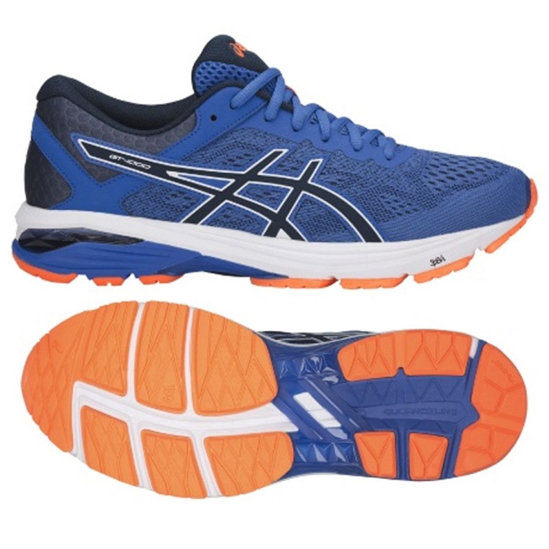 Buty biegowe Asics Gt 1000 6 M T7A4N-4549 granatowe
