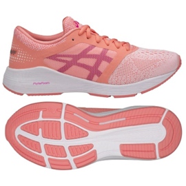 Buty biegowe Asics Road Hawk Ff W T7D7N-0620 różowe