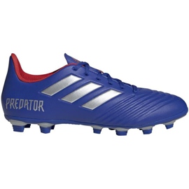 Buty piłkarskie adidas Predator 19.4 FxG M BB8113 niebieskie wielokolorowe