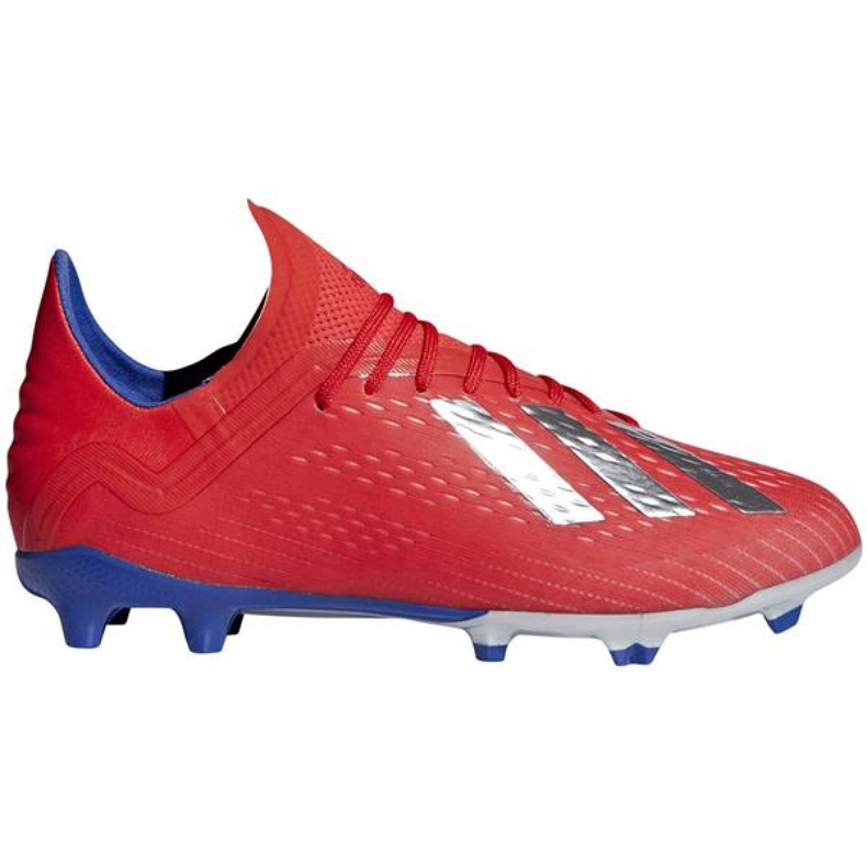 Buty piłkarskie adidas X 18.1 Fg Jr BB9353 czerwone czerwone