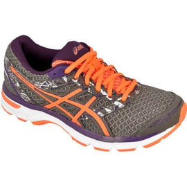 Buty biegowe Asics Gel-Excite 4 W T6E8N-9606 fioletowe pomarańczowe szare
