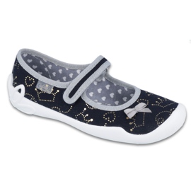 Befado obuwie dziecięce 114Y348 czarne szare
