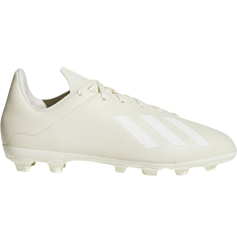 Buty piłkarskie adidas X 18.4 FxG Jr DB2421 białe białe
