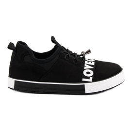 Bestelle Wsuwane Buty Sportowe Love czarne