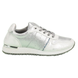Jumex Srebrne Obuwie Sportowe szare