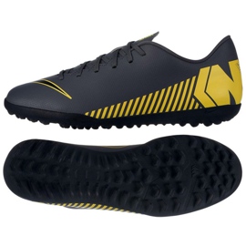 Buty piłkarskie Nike Mercurial Vapor 12 Club Tf M AH7386-070 wielokolorowe szare