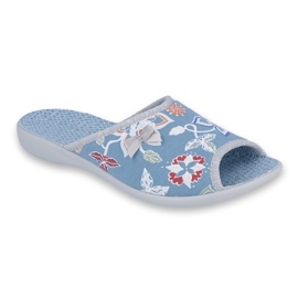 Befado obuwie damskie pu 254D104 niebieskie