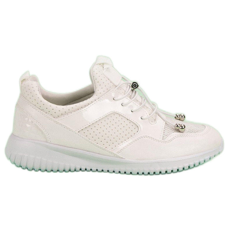 Buty Sportowe Ze Ściągaczem białe