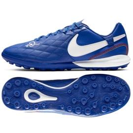 Buty piłkarskie Nike Tiempo Lunar LegendX 7 Pro 10R Tf M AQ2212-410 niebieskie niebieskie