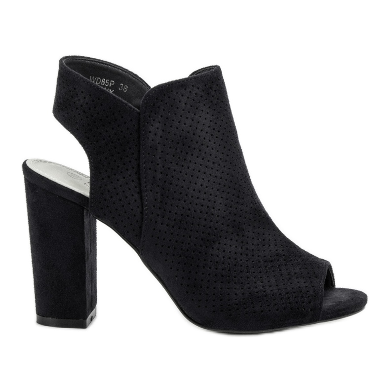 Seastar Czarne Zabudowane Sandały