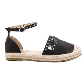 Bestelle Czarne Rockowe Espadryle
