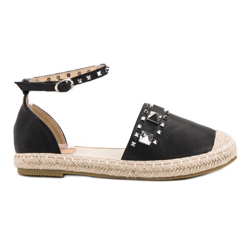 Bestelle Czarne Rockowe Espadryle