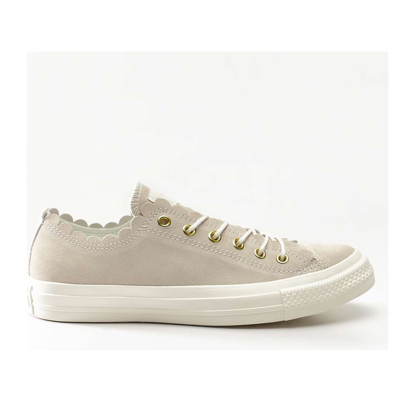 Converse Chuck Taylor All Star Scallop 418 Egret Gold Egret brązowe