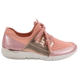 Wsuwane Buty Sportowe różowe