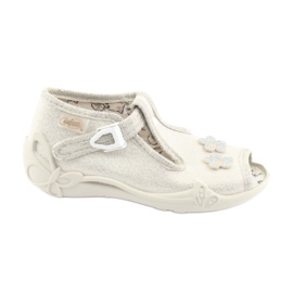 Befado obuwie dziecięce 213P110 brązowe żółte