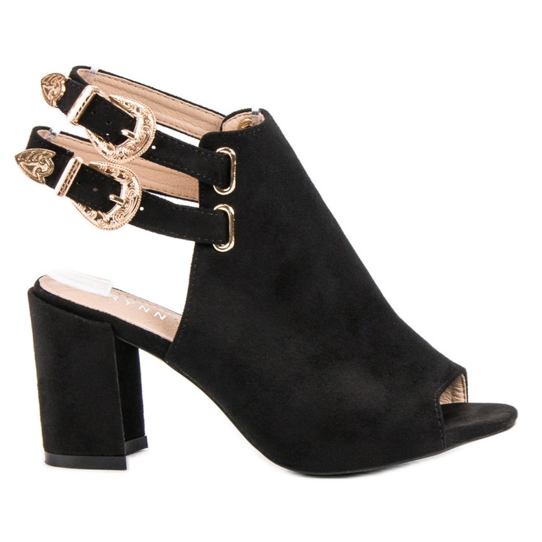 Erynn Eleganckie Zbudowane Sandały czarne