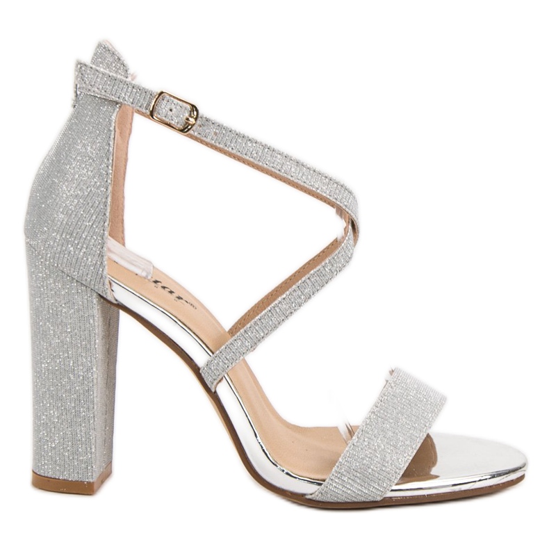 Seastar Sandały Na Obcasie szare