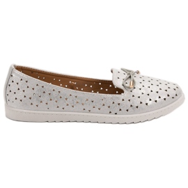 Lordsy Z Kokardką VINCEZA szare