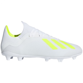 Buty piłkarskie adidas X 18.3 Fg M BB9368 białe białe