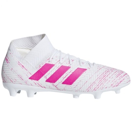 Buty piłkarskie adidas Nemeziz 18.3 Fg M BB9436 białe białe