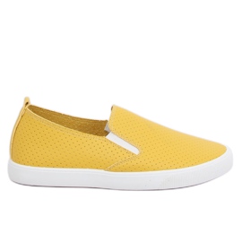Trampki slip-on żółte WD010-4 Yellow
