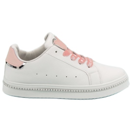 Sznurowane Obuwie Sportowe białe