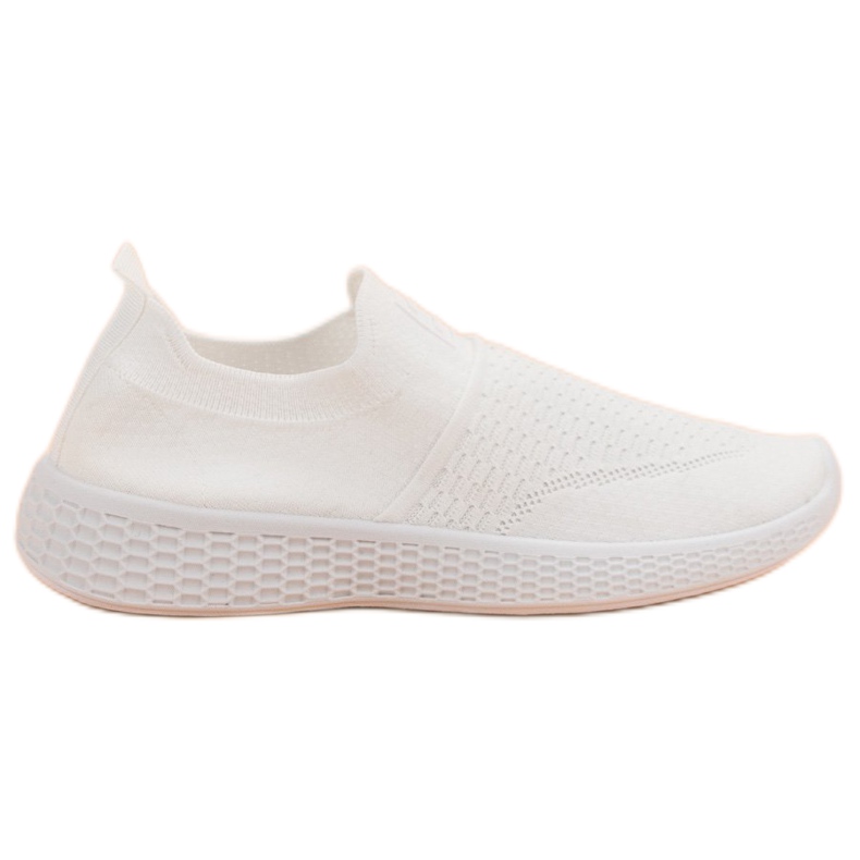 Weide Modne Tekstylne Obuwie białe