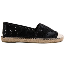 Cm Paris Tekstylne Espadryle czarne