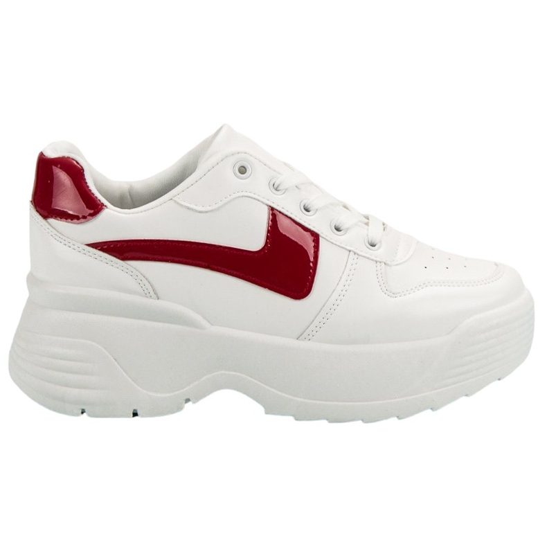 Kylie Sneakersy Na Platformie białe