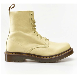 Dr. Martens 1460 Pascal Virginia Pastel Yellow Virginia brązowe