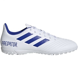 Buty piłkarskie adidas Predator 19.4 Tf M D97971 białe białe
