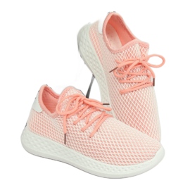 Buty sportowe różowe 7760-Y Pink